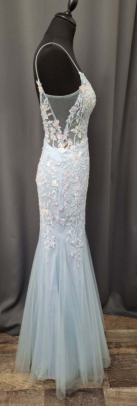 Vestiti: Neues, hellblaues Abendkleid, Grösse 36, perfekt! – Nuovo (secondo la descrizione) da Uster venduto da VMT. 2