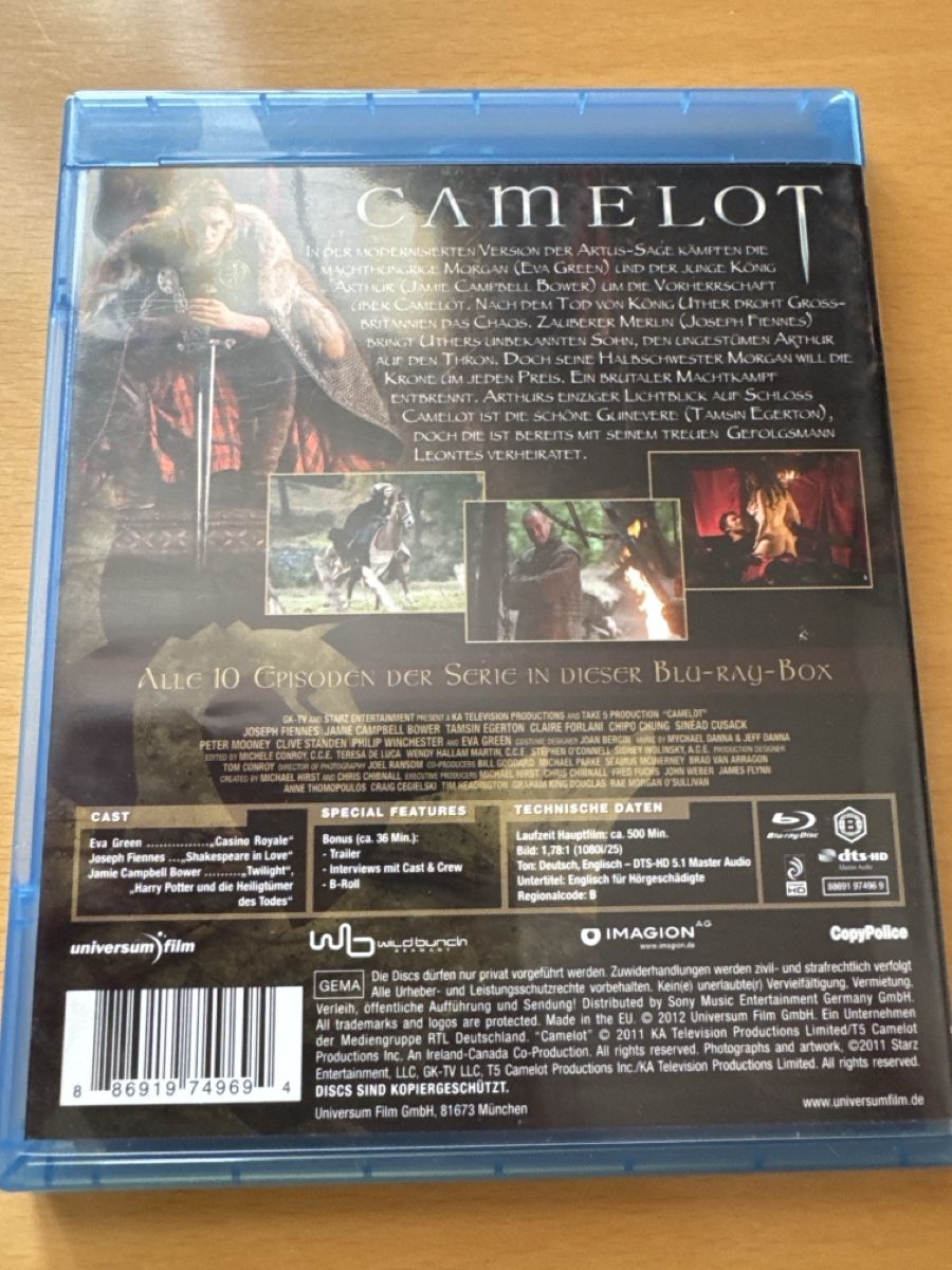 Tutti i DVDs: Camelot – Usato da Brunnadern venduto da Nanuk60 1