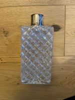 Vintage Glasflasche / Karaffe – quadratisch, dekorativ