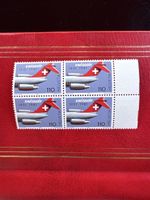 Timbre Swissair 1931-1981 110 Helvetia x4