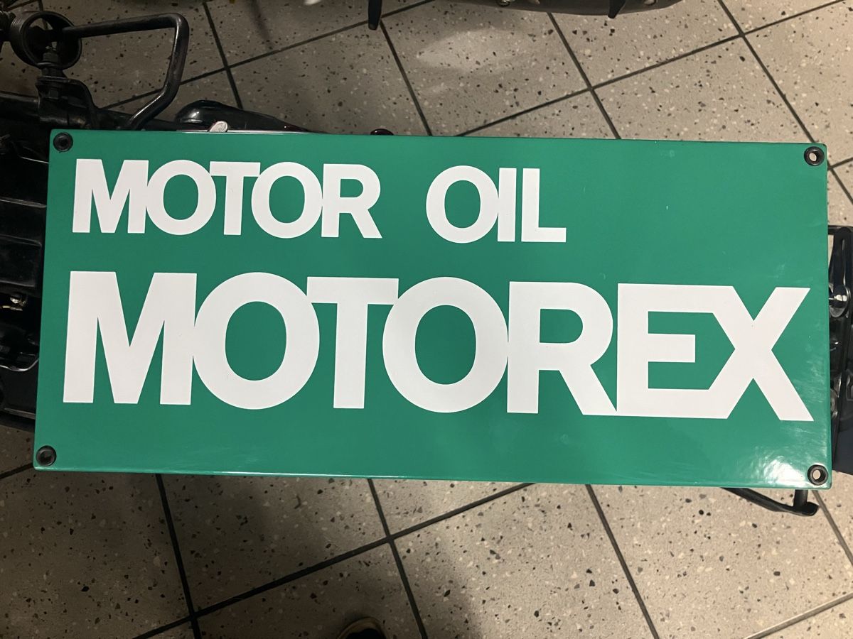 Motorex Insegne: Emailschild Motorex – Usato da langrickenbach venduto da Swissemanuel