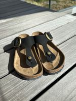 Birkenstock Zehentrenner Gizeh Big Buckle Schwarz Gr 37