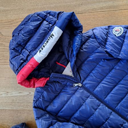 Moncler Armani Kids Set 152 drei Teile blau