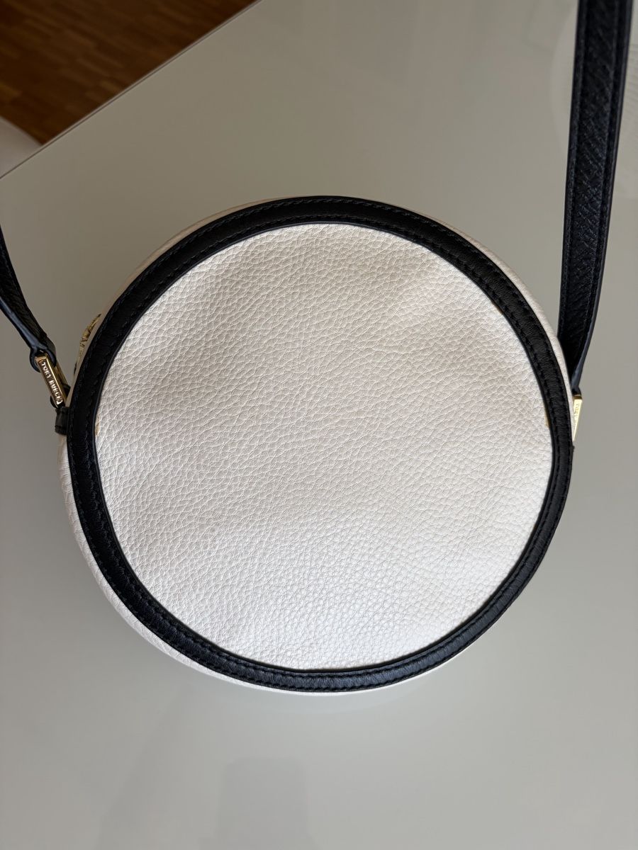 Tory Burch Borse: Sac rond Tory Burch blanc et noir – Usato da Bussigny venduto da ccch 3