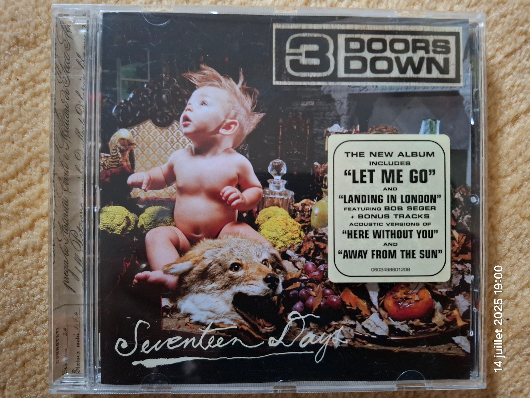 CD: 3 Doors Down - Seventeen Days – Usato da Yverdon-les-Bains venduto da Dan00