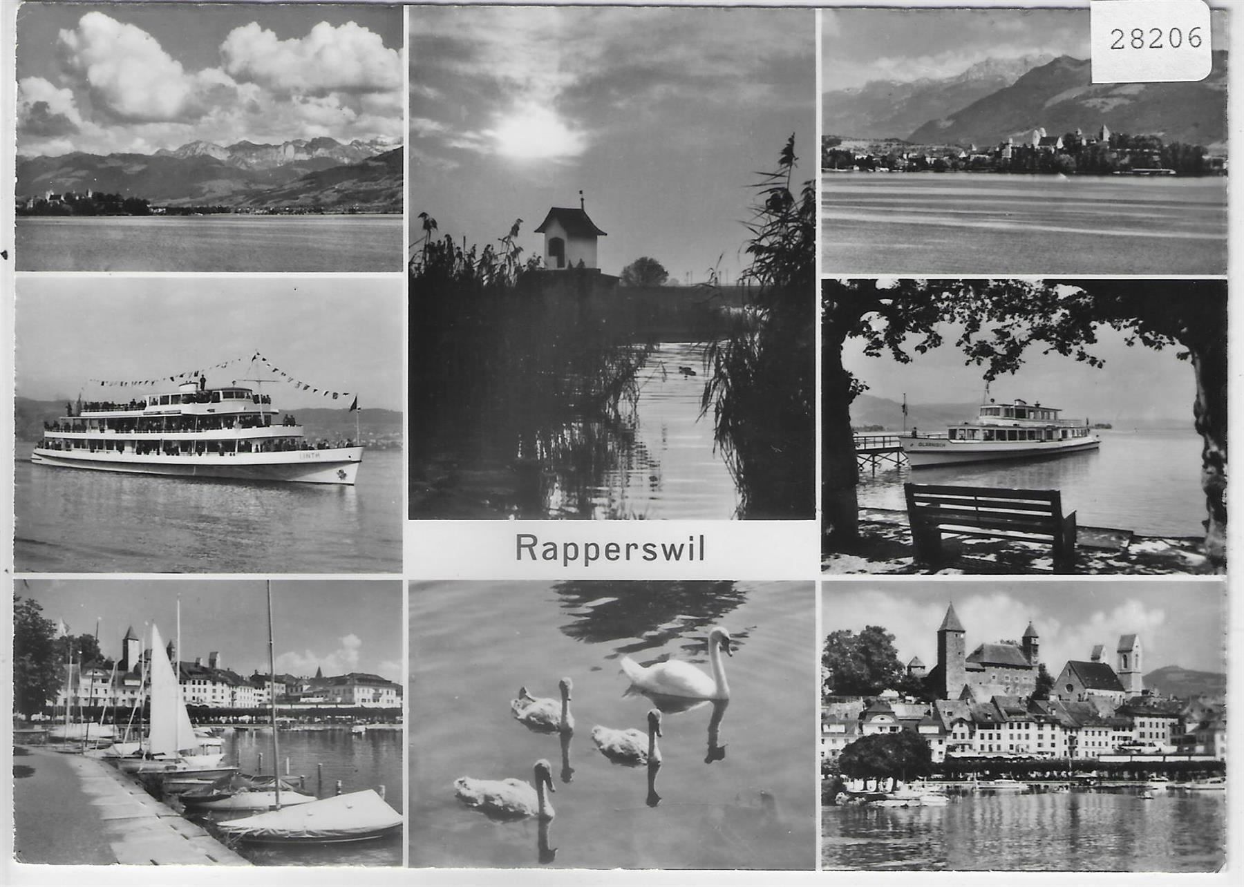 Cartoline postali: Rapperswil - Multiview – Usato da Ettingen venduto da Kartenplanet