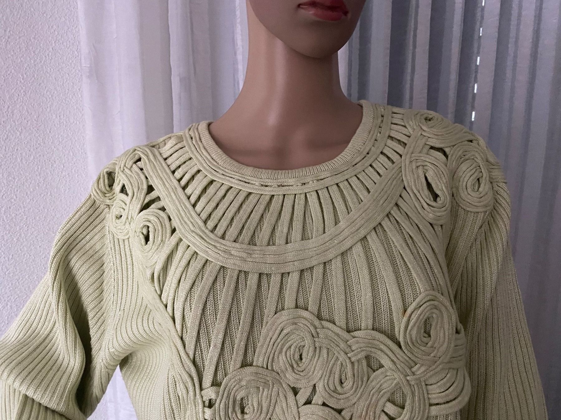 Maglioni & Felpe: Spezieller seltener APART Damenstrickpullover,hellgrün,40/42 – Nuovo (secondo la descrizione) da Winkel venduto da ferrari2022 3