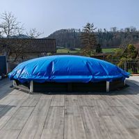 Premium Pool Winterabdeckung aufblasbar aus LKW-Plane