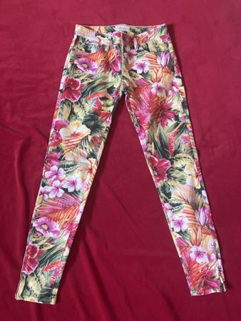 Ralph Lauren Sommer Jeans, Blumenmuster, Grösse 26, Top!