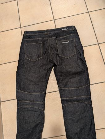 Motorradhose Jeans schwarz Grösse XXXL sehr guter Zustand