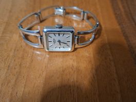 Pallas Exquisit Damenuhr Silber Look - Top Zustand!
