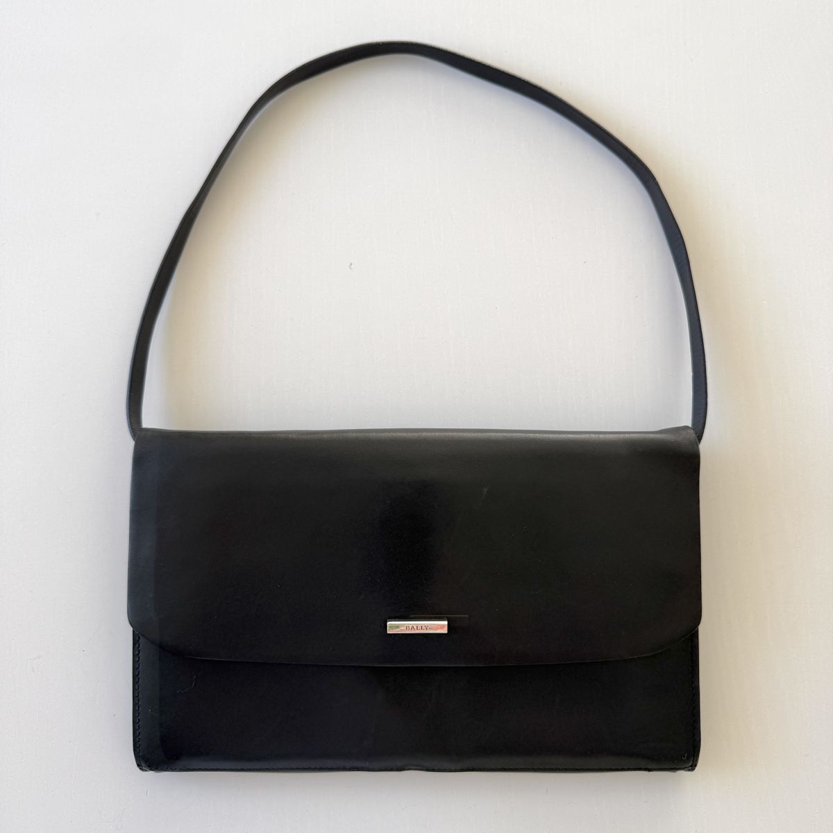 Bally Borse da donna: BALLY Black Leather Double Pocket Flap Shoulder Bag – Usato da Emmen venduto da Avviivva_Com2023