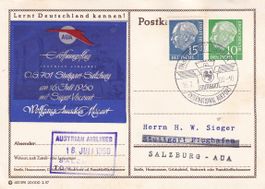Erstflug AUA Stuttgart - Salzburg 1960