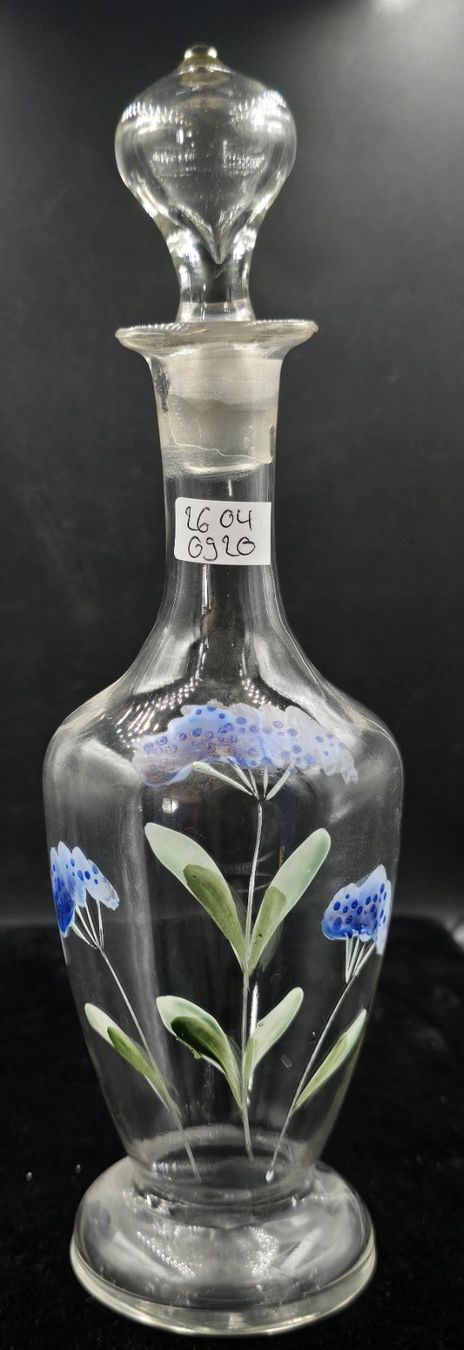 Caraffe: Antike Karaffe Glas bemalt – Usato da Rorschacherberg venduto da snOOpydOg11 4