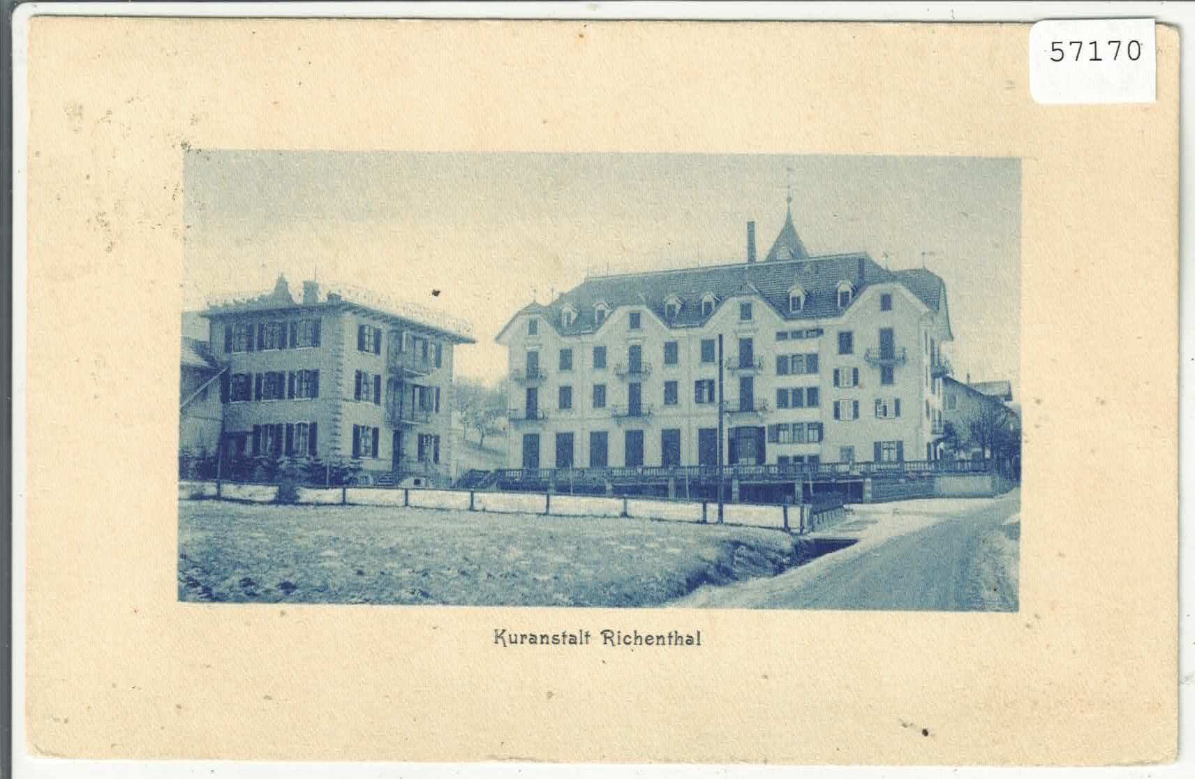 Ansichtskarten: Kuranstalt Richenthal – Gebraucht aus Ettingen von Kartenplanet