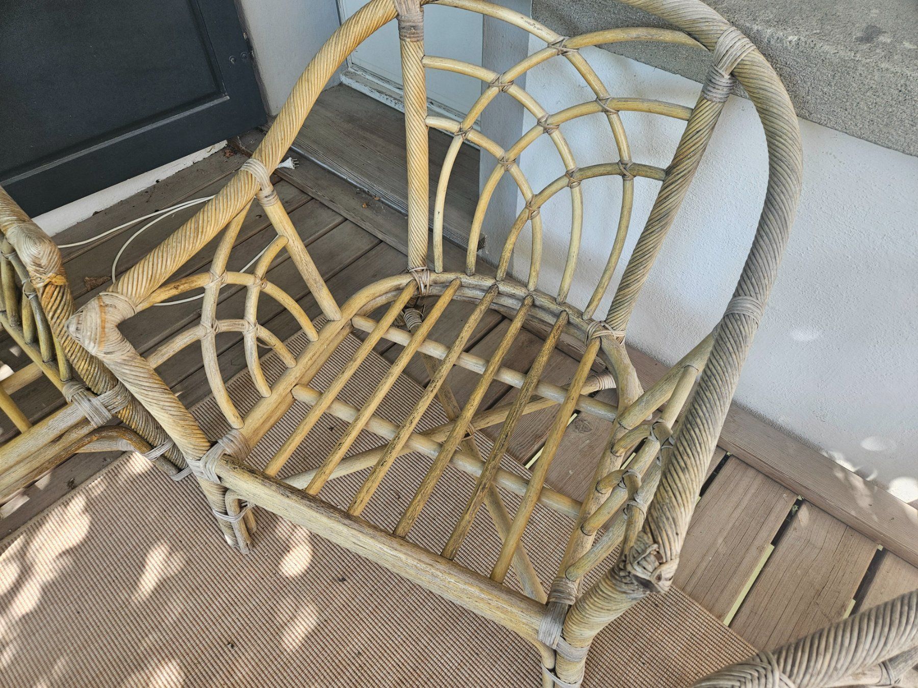 Sofas: Balkon Rattanmöbel Garnitur – Gebraucht aus Zürich von juthal 2