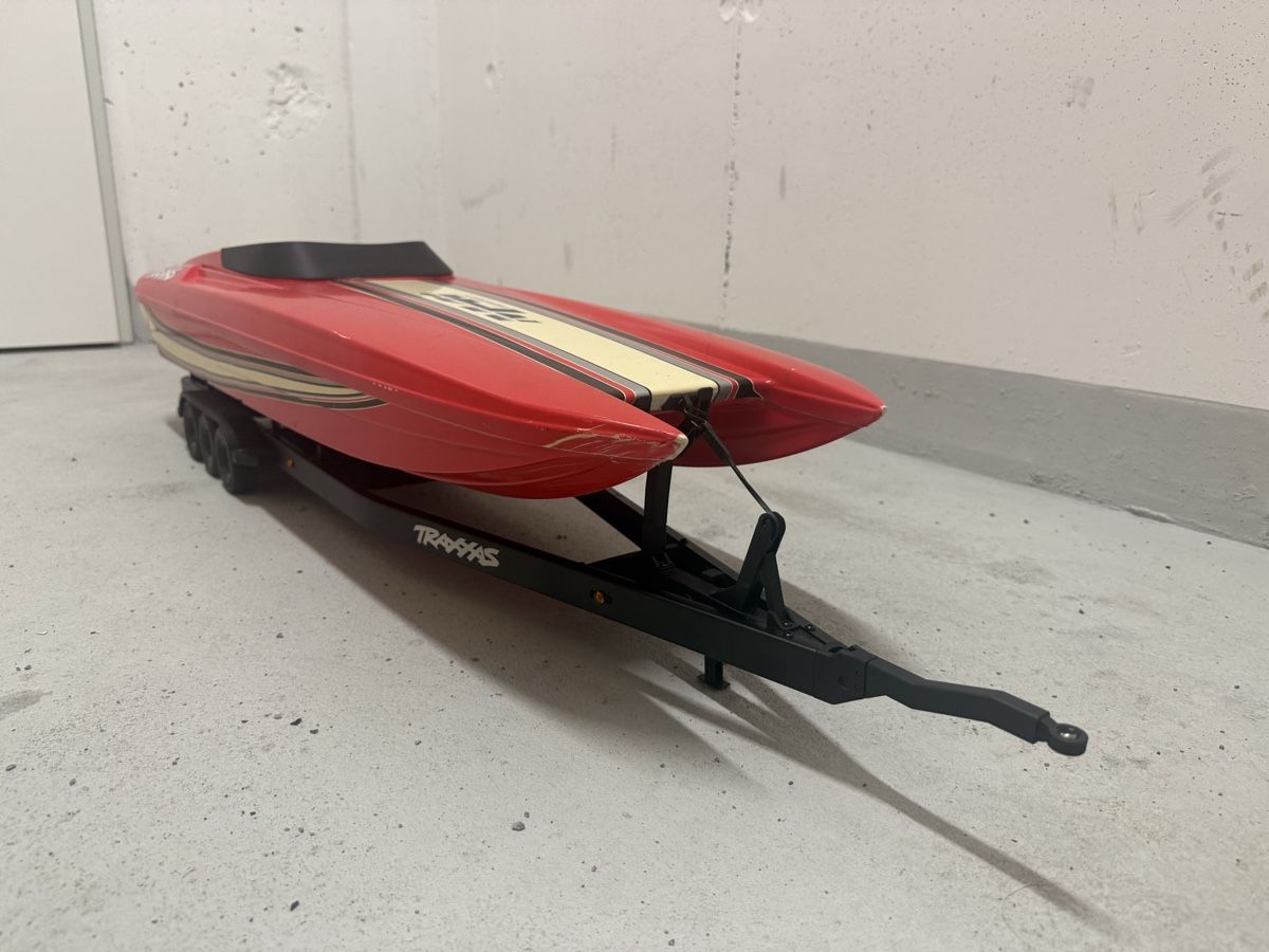Traxxas RC Modellbau: Traxxas M41 Speedboot mit Anhänger – Gebraucht aus Brunnen von Nana1989 7