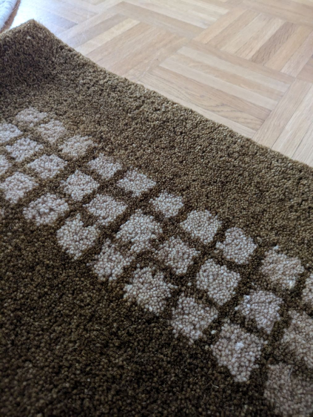 Tappeti: Teppich Wolle, 130x190cm, hellbraun – Nuovo e nell'imballaggio originale da Binningen venduto da ele_9g9r 1