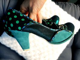 PUMPS IRREGULAR CHOICE PERTOL 37 LEDER SCHUHE TOP zu KLEID