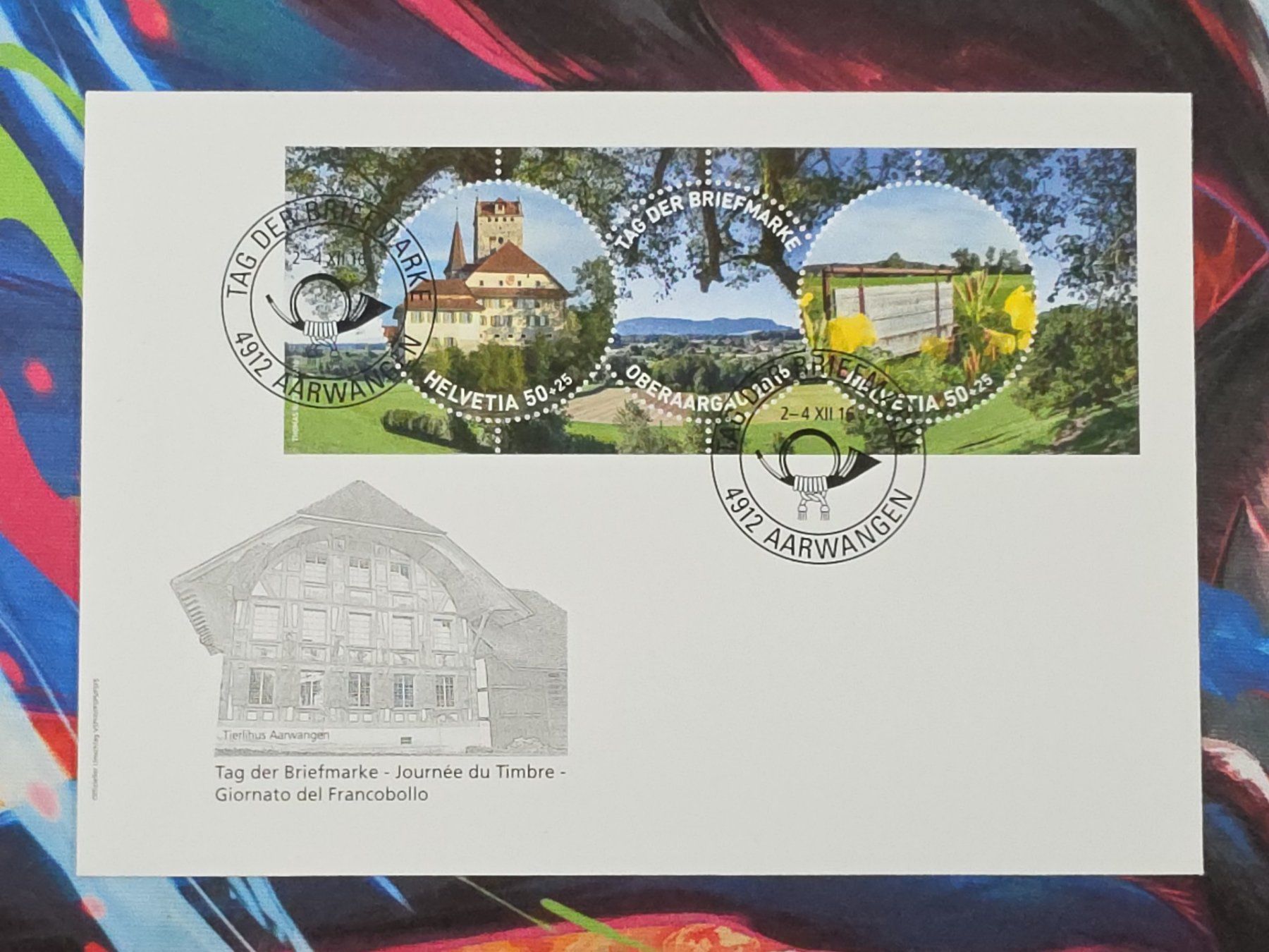 Tutti i francobolli: CL29 Enveloppe + Timbre Suisse 2016 – Usato da Cousset venduto da Patrick_Collections