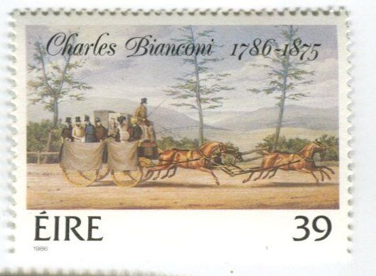 Tous les timbres: Briefmarke "Kutsche". Irland. – Neuf avec emballage d'origine à Basel par Butsch5