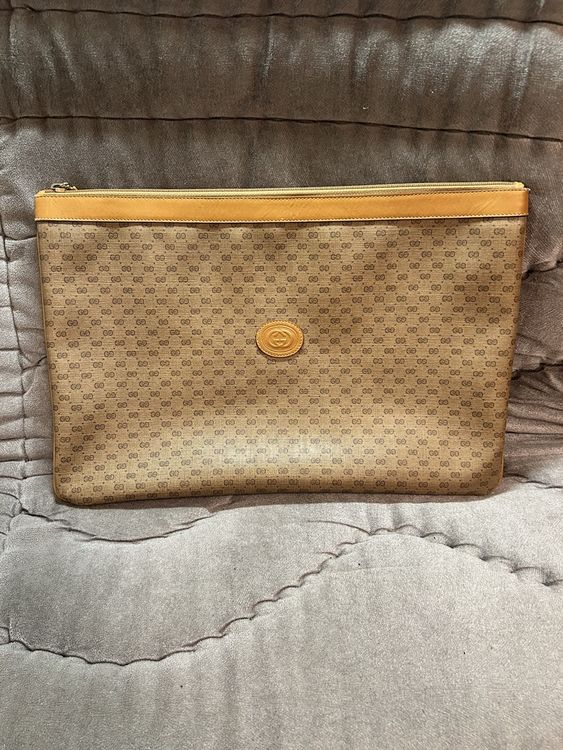 PAQUETAGE portefeuille pochette authentique toile TBEG vintage
