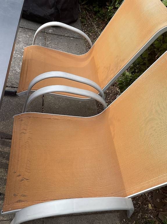 Set di tavolo e panche: Gartentisch mit Stühle  – Usato da Rebstein venduto da nem_hq6q 1