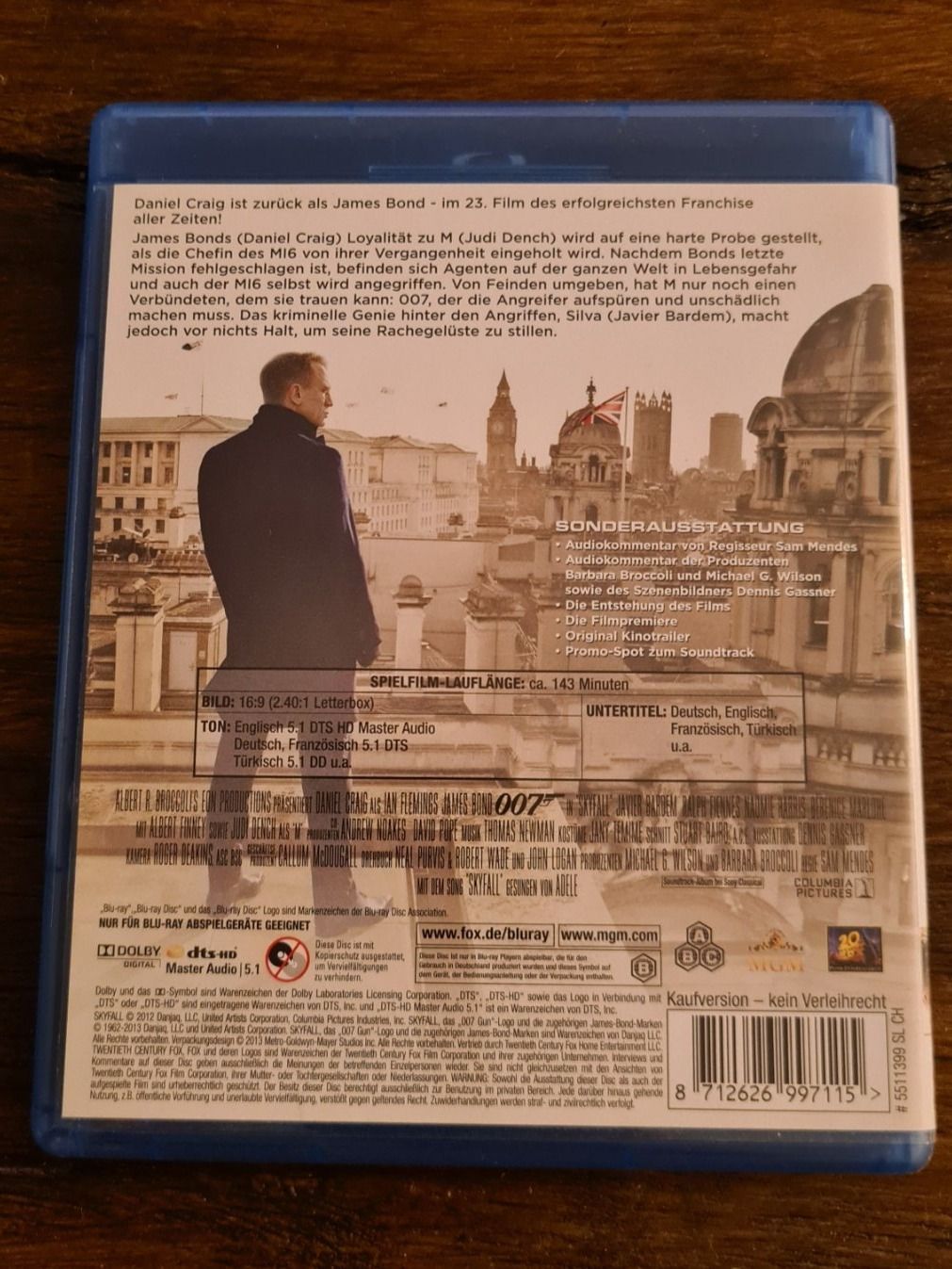 Tutti i DVDs: James Bond Skyfall – Nuovo (secondo la descrizione) da Oberkirch LU venduto da ThE_CoLLecTor666 1