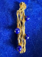 Anhänger 585 Gold mit Lapislazuli Steinen gebraucht