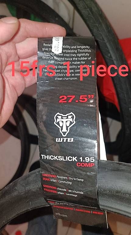 Pezzi di ricambio: 🔥 Thickslick 1.95 comp 27.5" – Usato da Albeuve venduto da JC12000