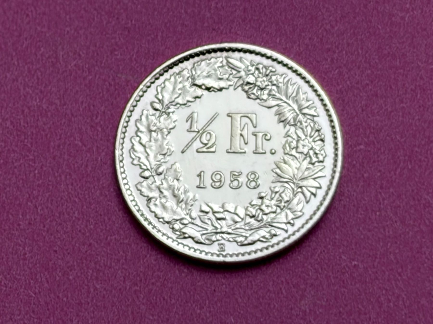 Tutti le monete: 1/2 Fr. 1958 vorzüglich – Usato da Kräiligen venduto da wolle2101
