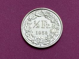 1/2 Fr. 1958 vorzüglich
