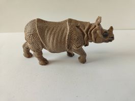 Schleich Panzernashorn Nashorn Wild Life Safari Deko Zoo
