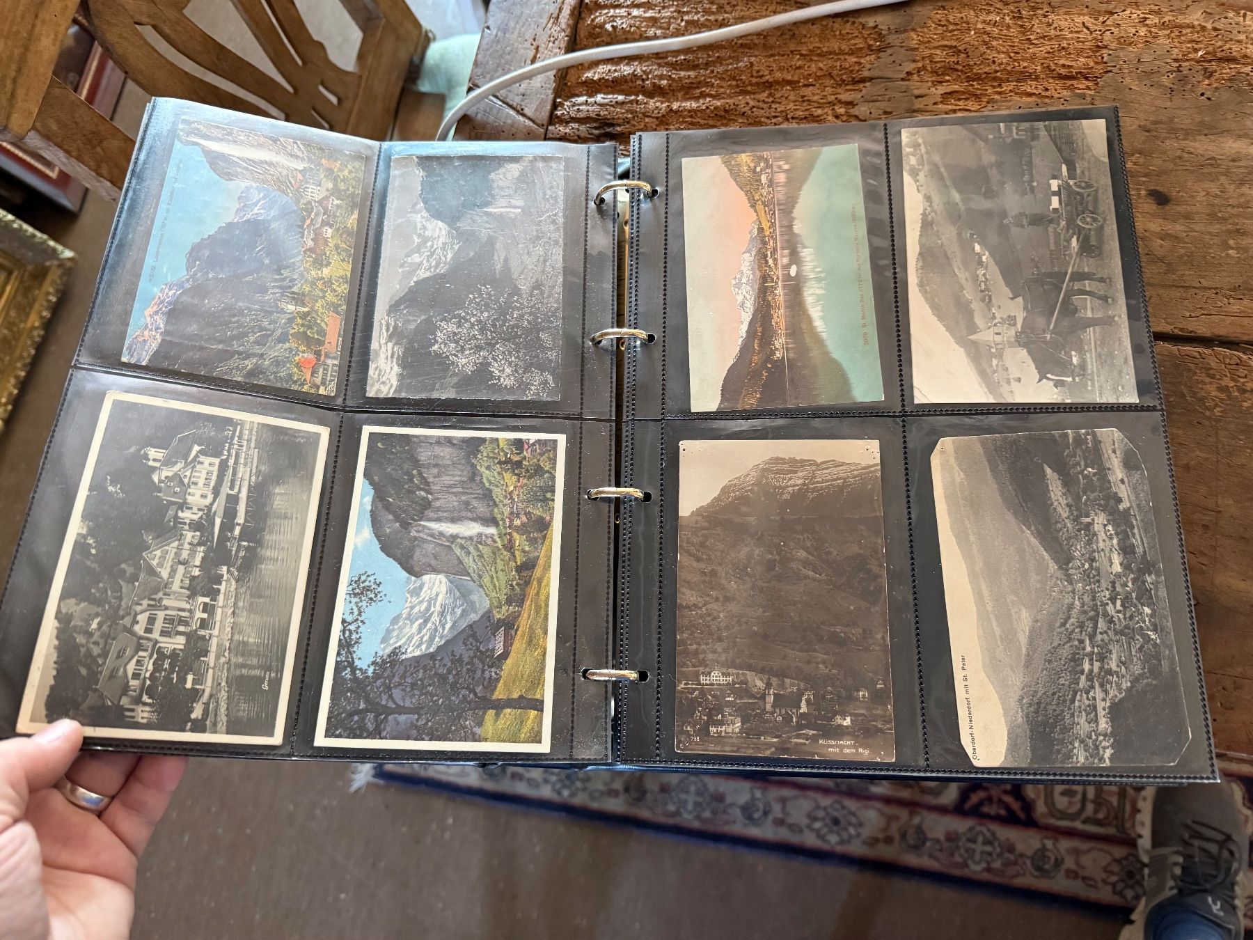 Ansichtskarten: Ansichtskarten Album mit ca. 160 Karten Postkarten – Gebraucht aus Bern von Jwpm66 3
