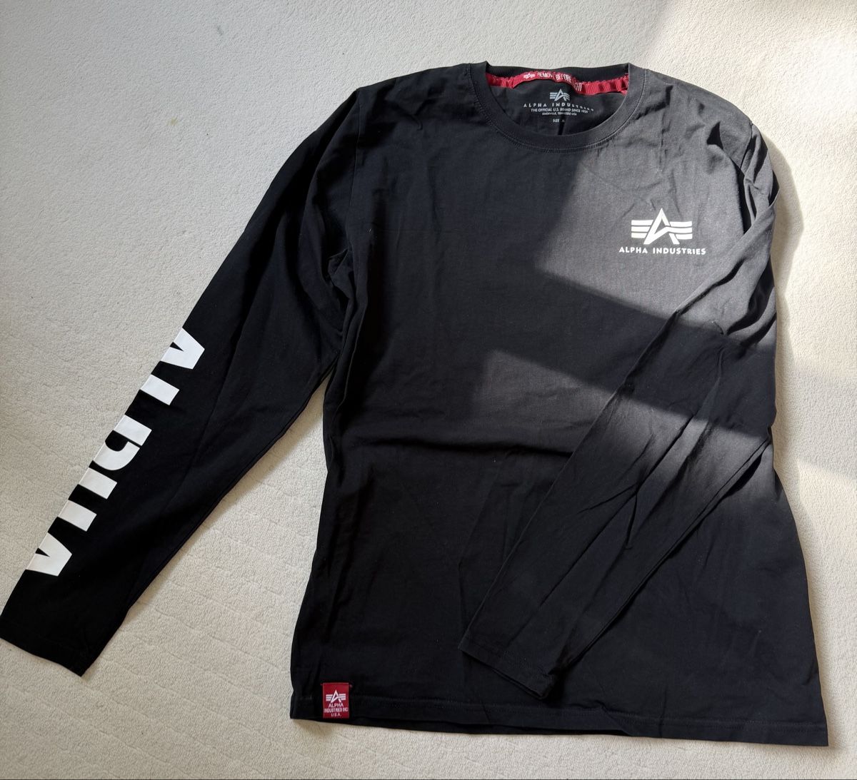 Alpha Industries T-shirt: Langarm-Shirt von Alpha Industries – Usato da Würenlingen venduto da Sarasota03