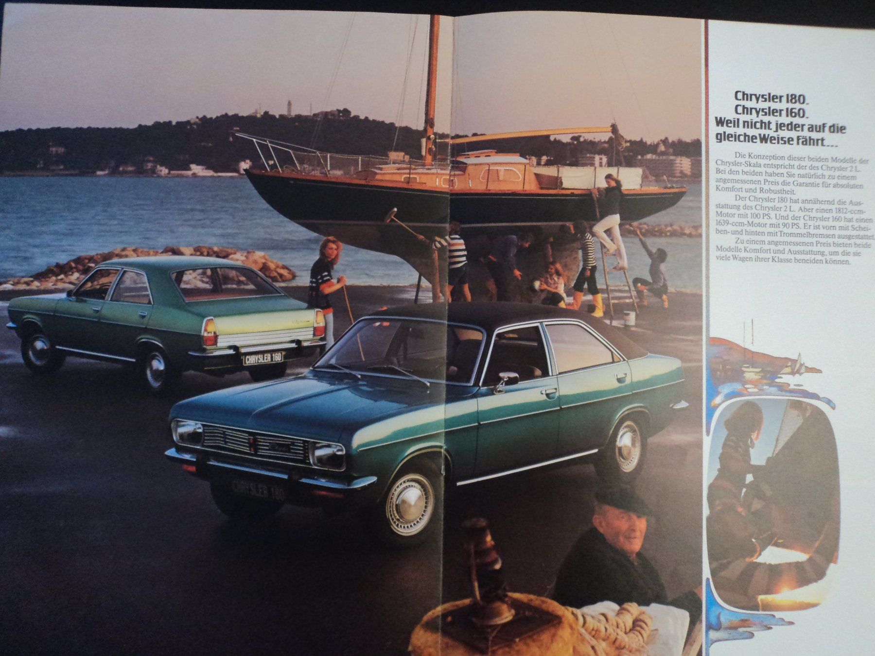 Chrysler Documents: Prospekt Chrysler 2L / 180 / 160 1976 – D'occasion à Schwarzenburg par modelCARama 3