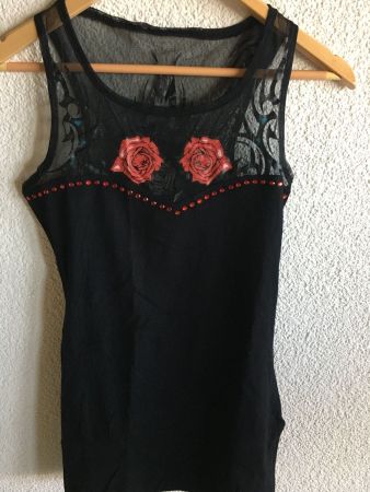 TALLY WEIJL, Gr.38, Top,schwarz