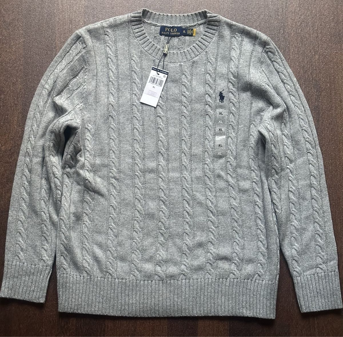Ralph Lauren Pullover & Sweatshirts: Ralph Lauren Strickpullover, neu, grau, Gr. XL- Top! – Neu und originalverpackt aus Neerach von Matug1248