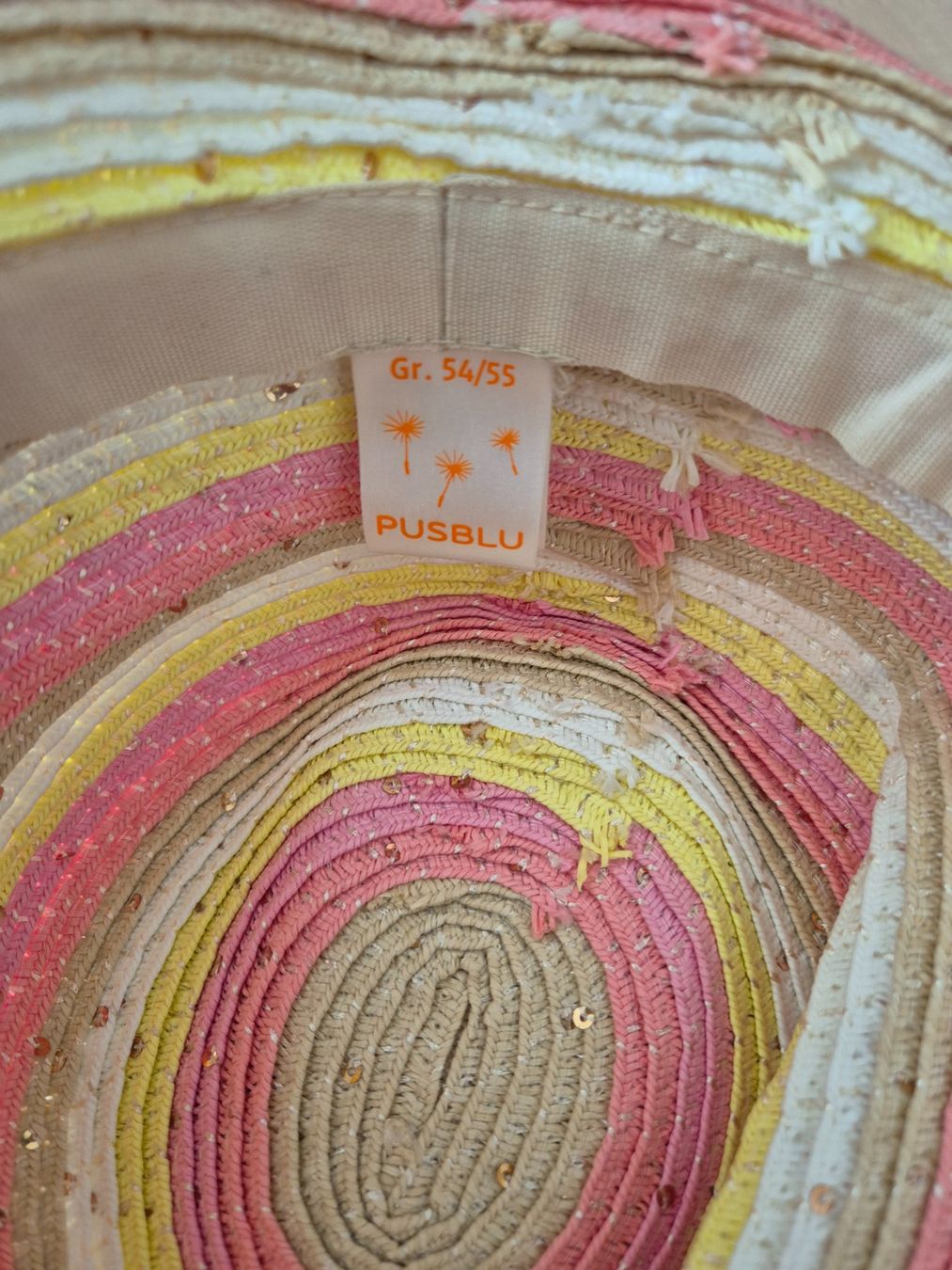 Altro abbigliamento per bambina: Sommerhut PUSBLU Gr. 54/55, gestreift, Mädchen – Usato da Wallisellen venduto da T8304T 1