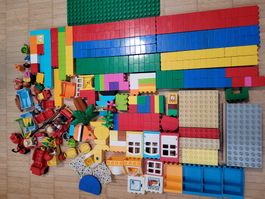 Lego Duplo Bausteine Konvolut mit Figuren gebraucht