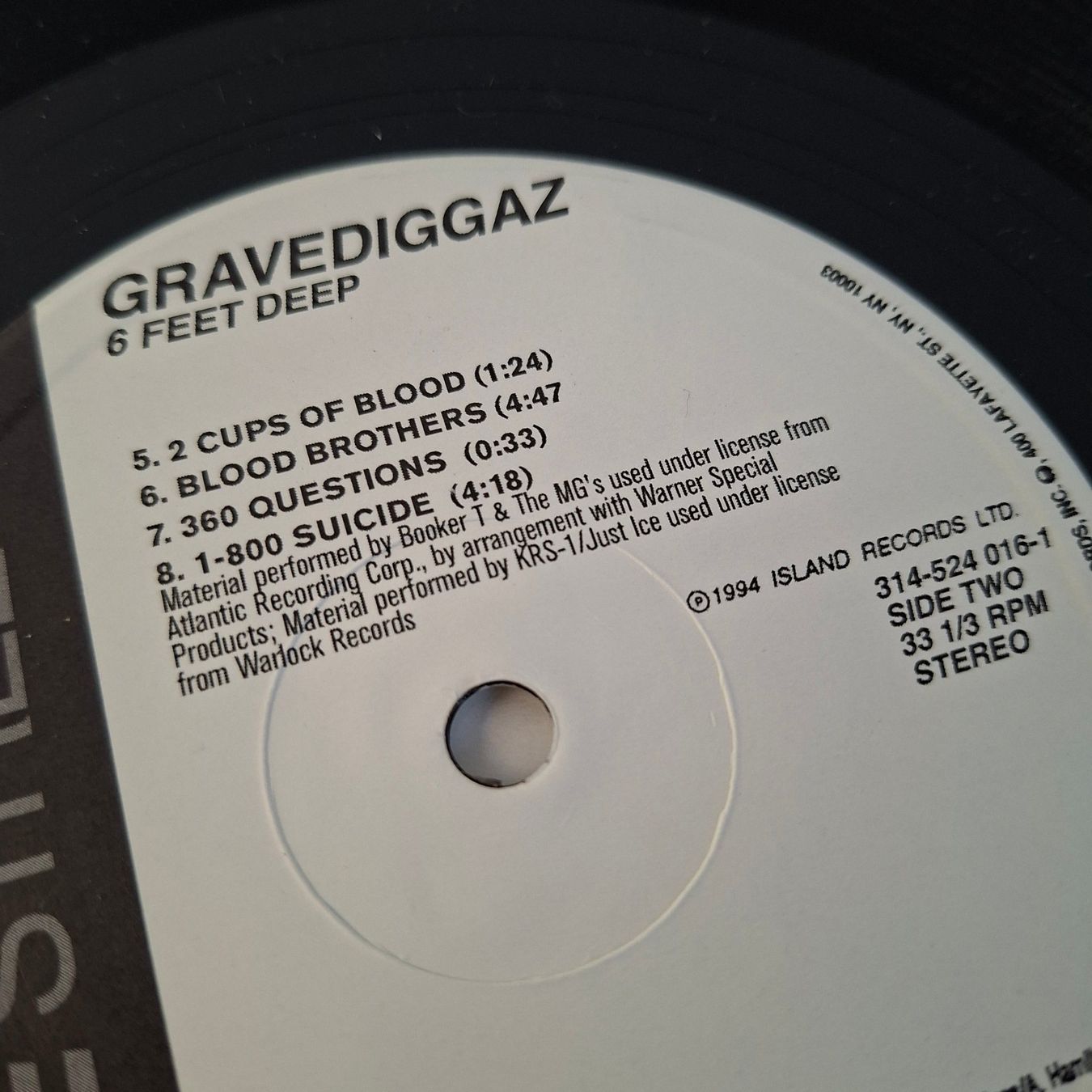 Schallplatten: Gravediggaz 6 Feet Deep Vinyl – Gebraucht aus Zürich von AronM 3