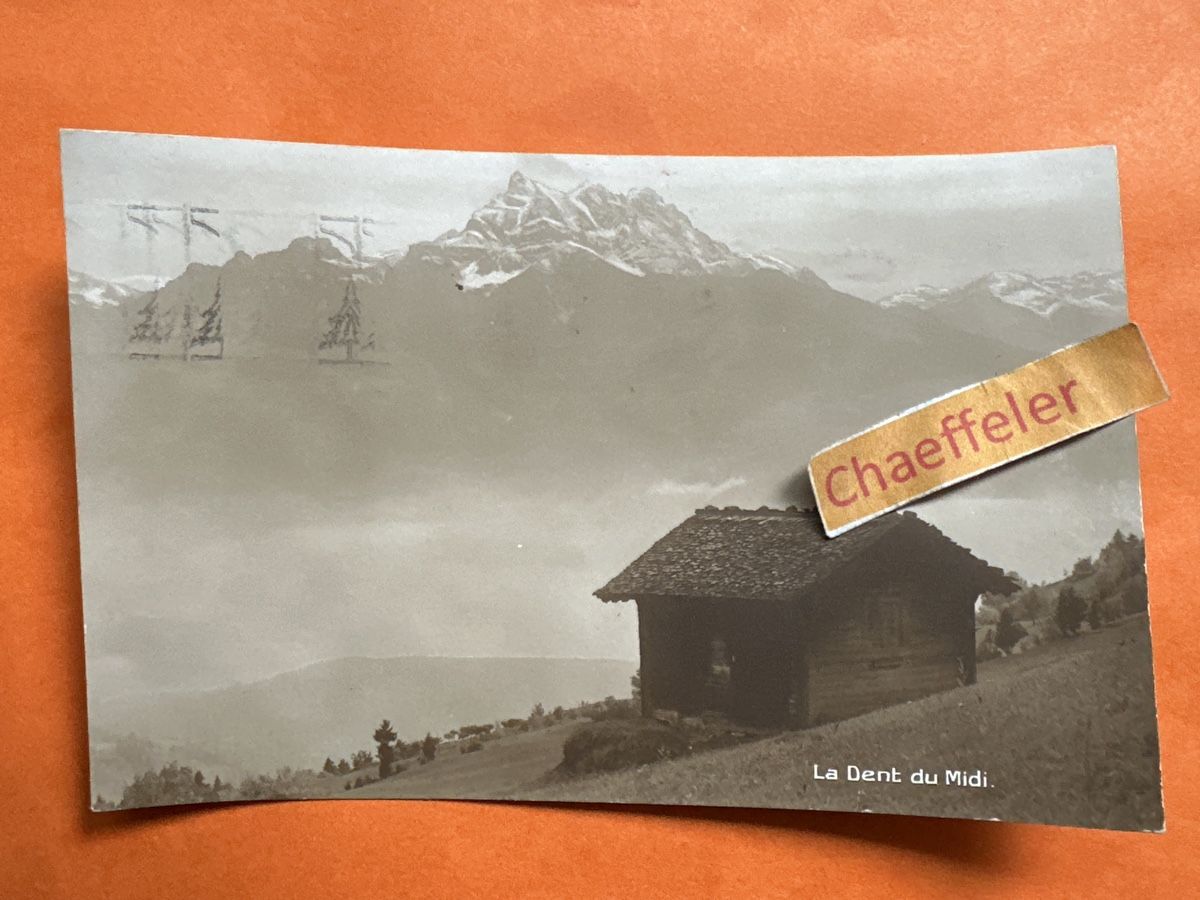Cartes postales: 1934 La Dent du Midi – D'occasion à Zürich par Chaeffeler