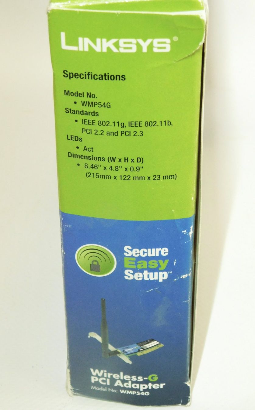 Cisco Lecteurs & Adaptateurs: Cisco-Linksys WMP54G Wireless-G PCI Adapter – Neuf (Voir description) à Emmenbrücke par Ulisse-22 2