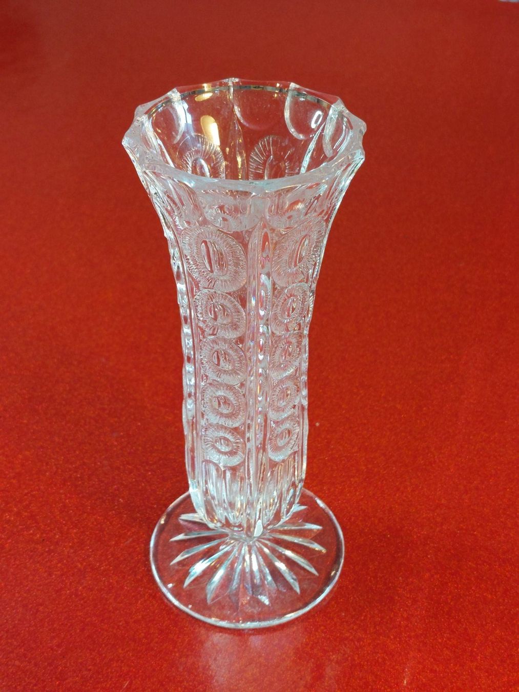 Vasi & Recipienti: Joli vase en verre sur pied – Usato da Lengnau BE venduto da Madame-Minouche