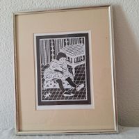 Versand möglich. Vintage Scherenschnitt, signiert