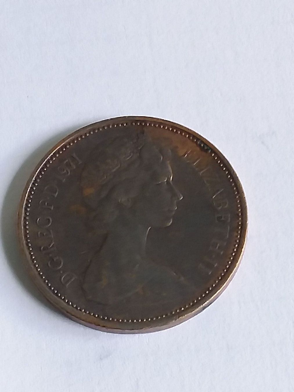 Tutti le monete: Münze TWO NEW PENCE 1971 – Usato da Schwyz venduto da Trofana 6