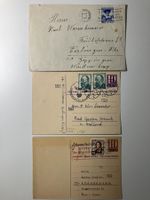 1940/42, 3 Zensurbriefe m. Pro Juventute Frankatur