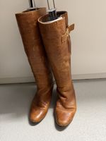 Leder Stiefel cognac Grösse 37 gebraucht
