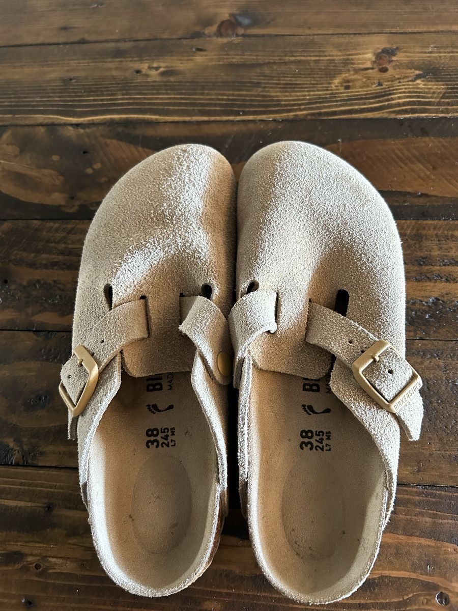Birkenstock Scarpe da donna: Pantolette Birkenstock Boston – Usato da Wagenhausen venduto da Fabi_Lila 2