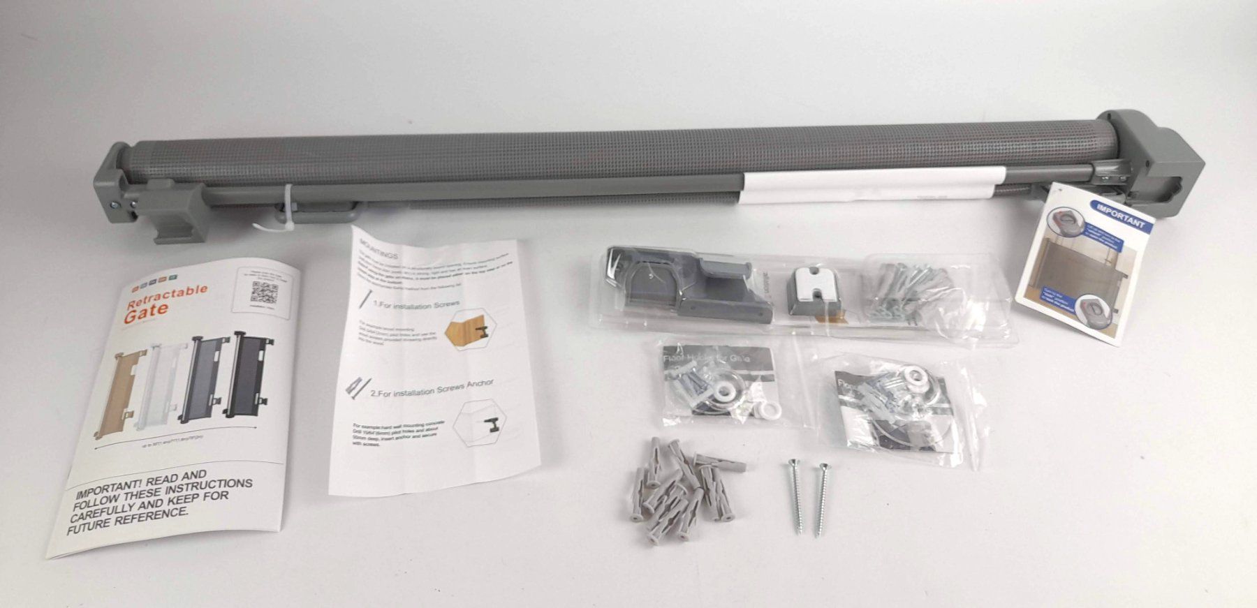 Tutto per la sicurezza: Treppenschutzgitter 200 cm Grau – Nuovo (secondo la descrizione) da Liebefeld venduto da Restwert_Liebefeld